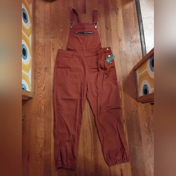 Women's Rust Overalls - Picture 8 of 8